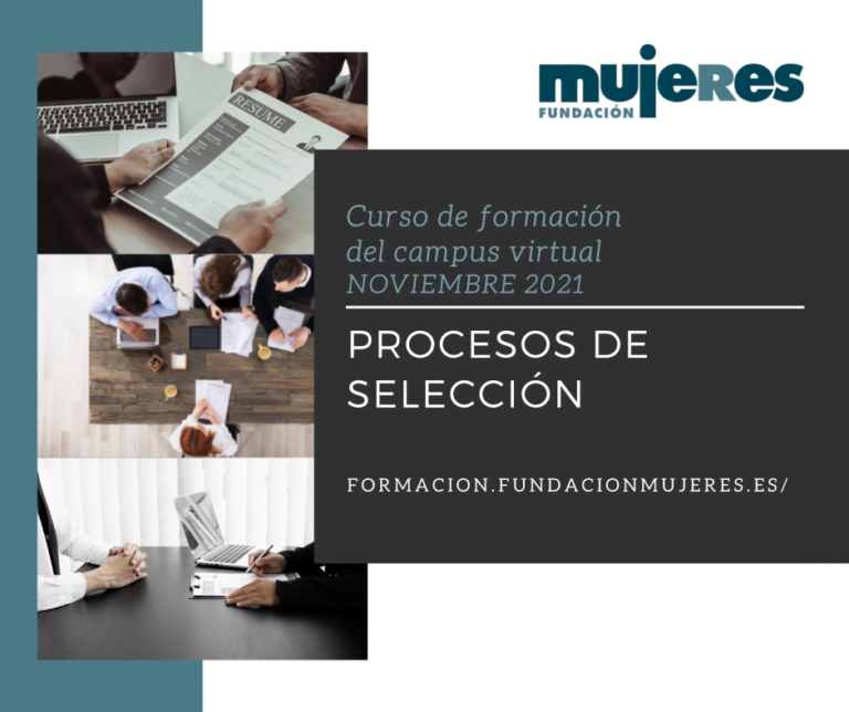 Curso online: "Procesos de selección" (noviembre 2021)