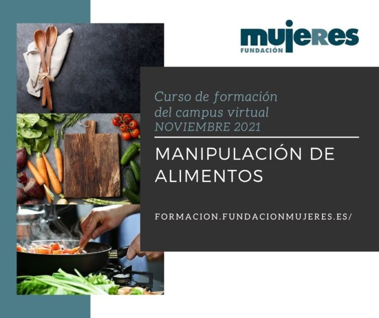 Curso online "Manipulación de alimentos" (noviembre 2021)