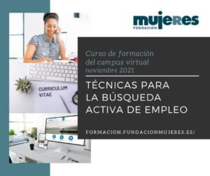 Curso online: "Técnicas para la búsqueda activa de empleo" (noviembre 2021)
