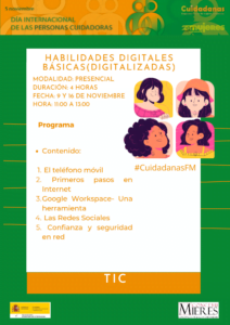 Taller Habilidades Digitales Básicas Móvil, en Mieres