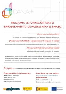 Curso: Empoderamiento de la mujer para la mejora de la empleabilidad.