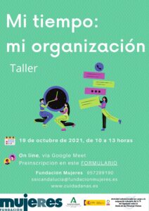 Taller. Mi tiempo: mi organización