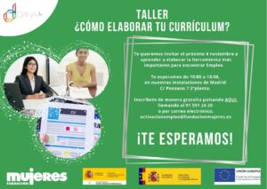 Taller: Cómo elaborar tu CV
