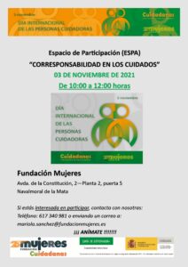 ESPA: "La Corresponsabilidad en los Cuidados"