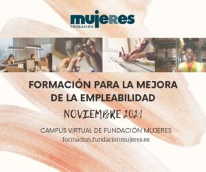 Oferta formativa para la búsqueda de empleo en el Campus Virtual de Fundación Mujeres