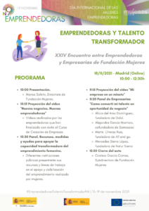 EmprendedorasTalentoTransformadorFM-Encuentro entre Emprendedoras y Empresarias de Madrid