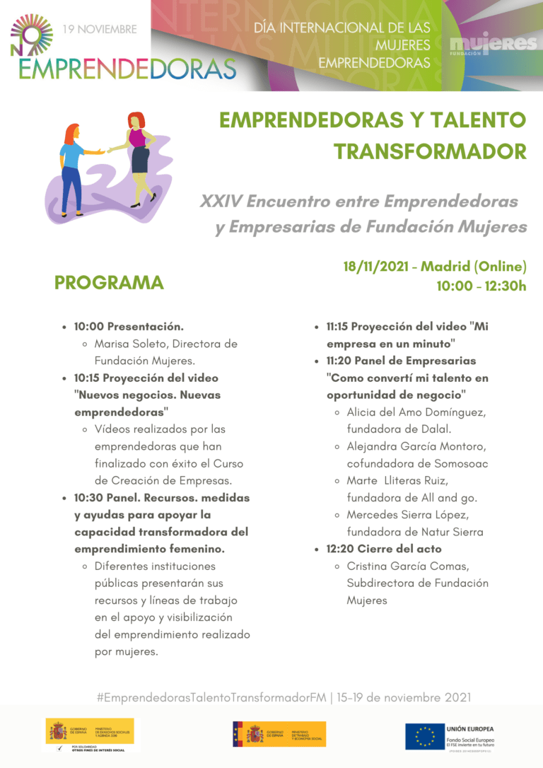 EmprendedorasTalentoTransformadorFM-Encuentro entre Emprendedoras y Empresarias de Madrid