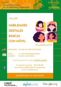 Taller "Habilidades digitales básicas con móvil"