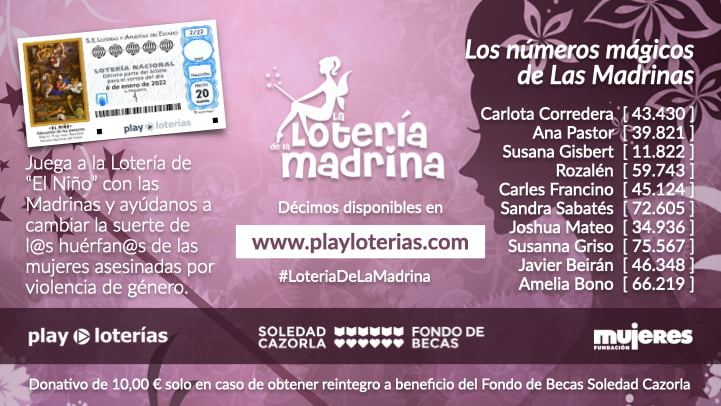 Vuelve la Lotería de la Madrina