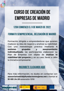 Curso de Creación de Empresas de Madrid