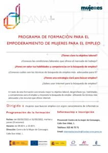 Programa de Empoderamiento de Mujeres para el empleo en Consuegra (Toledo)