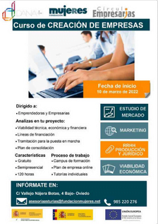 Curso de Creación de Empresas en Asturias