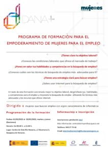 Programa de Empoderamiento de Mujeres para el empleo en Azuqueca de Henares