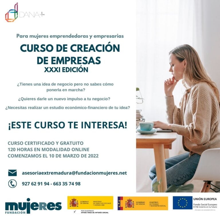 Curso de Creación de Empresas en Extremadura
