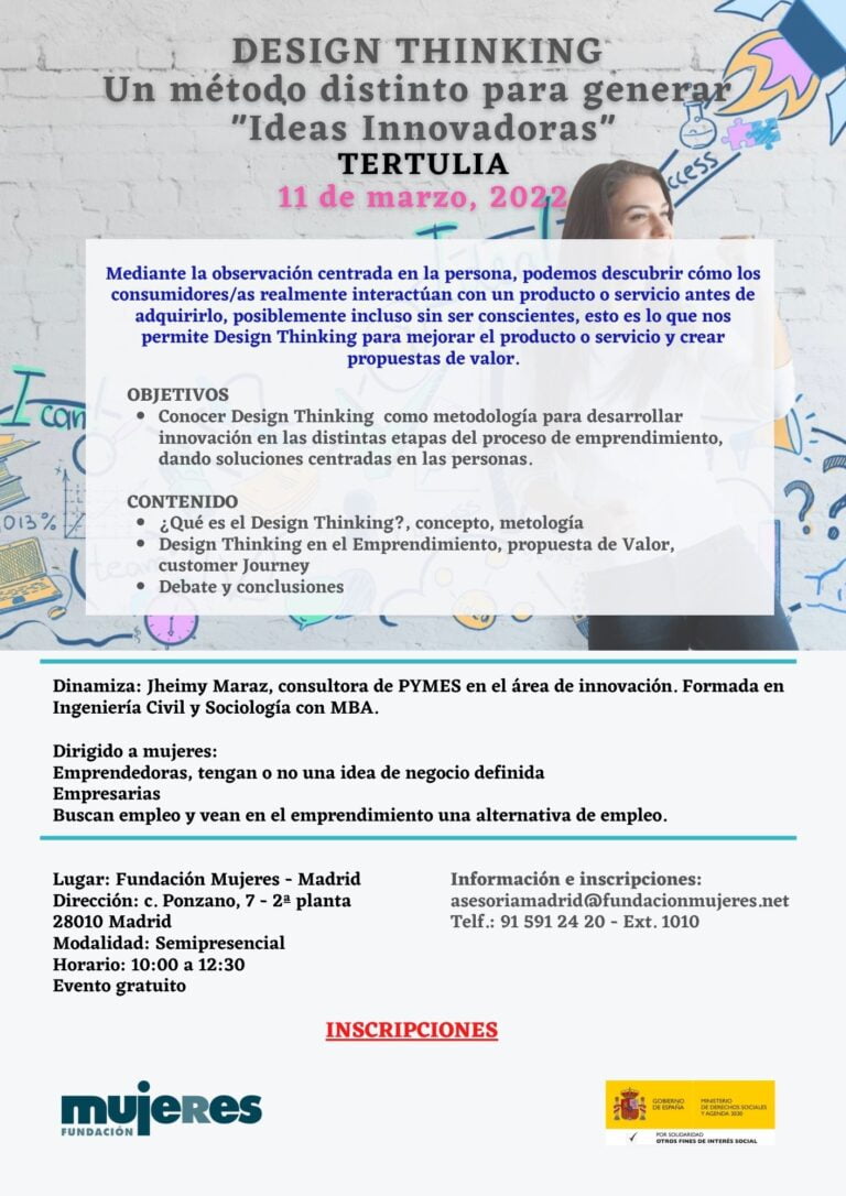 Tertulia: Design Thinking, un método distinto para generar ideas innovadoras