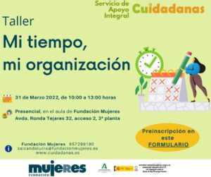 Taller: Mi tiempo, mi organización