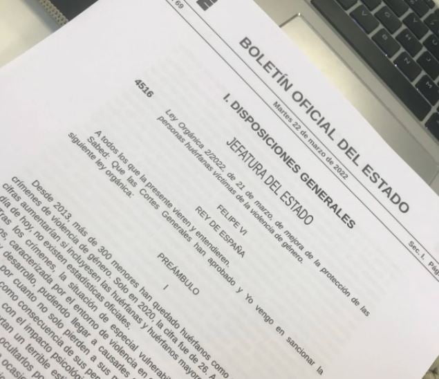 Fundación Mujeres celebra un nuevo avance en la protección a huerfan@s de la violencia de género