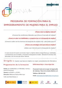 Programa de Empoderamiento de Mujeres para el empleo en Argamasilla de Calatrava