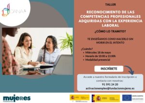 Taller: Reconocimiento de competencias adquiridas con experiencia laboral