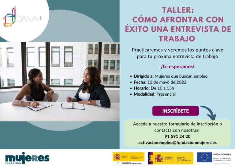 Taller: Cómo enfrentar con éxito una entrevista de trabajo