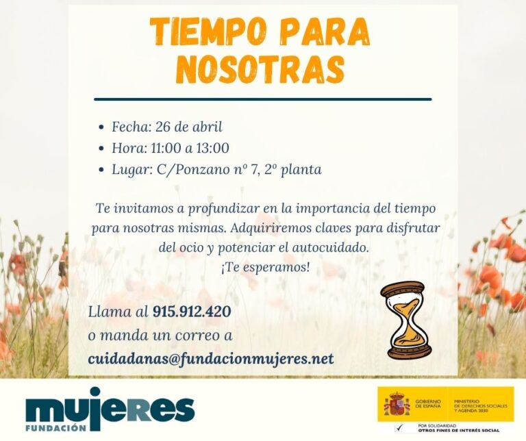 ESPA: Tiempo para nosotras