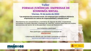 Taller Formas Jurídicas: Empresas de Economia Social
