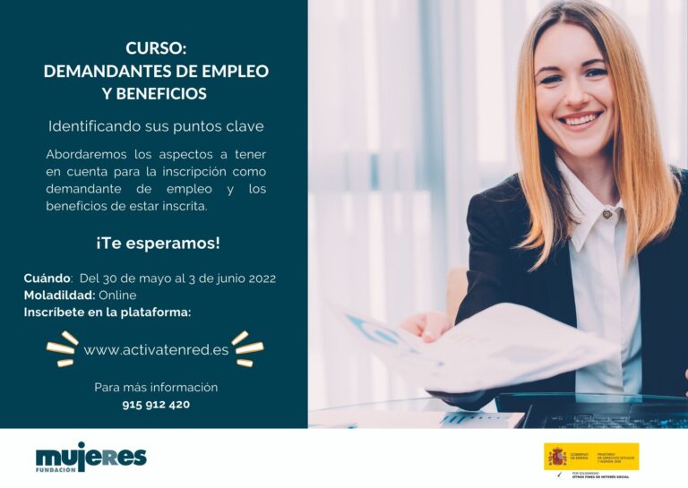 Demandantes de empleo y beneficios