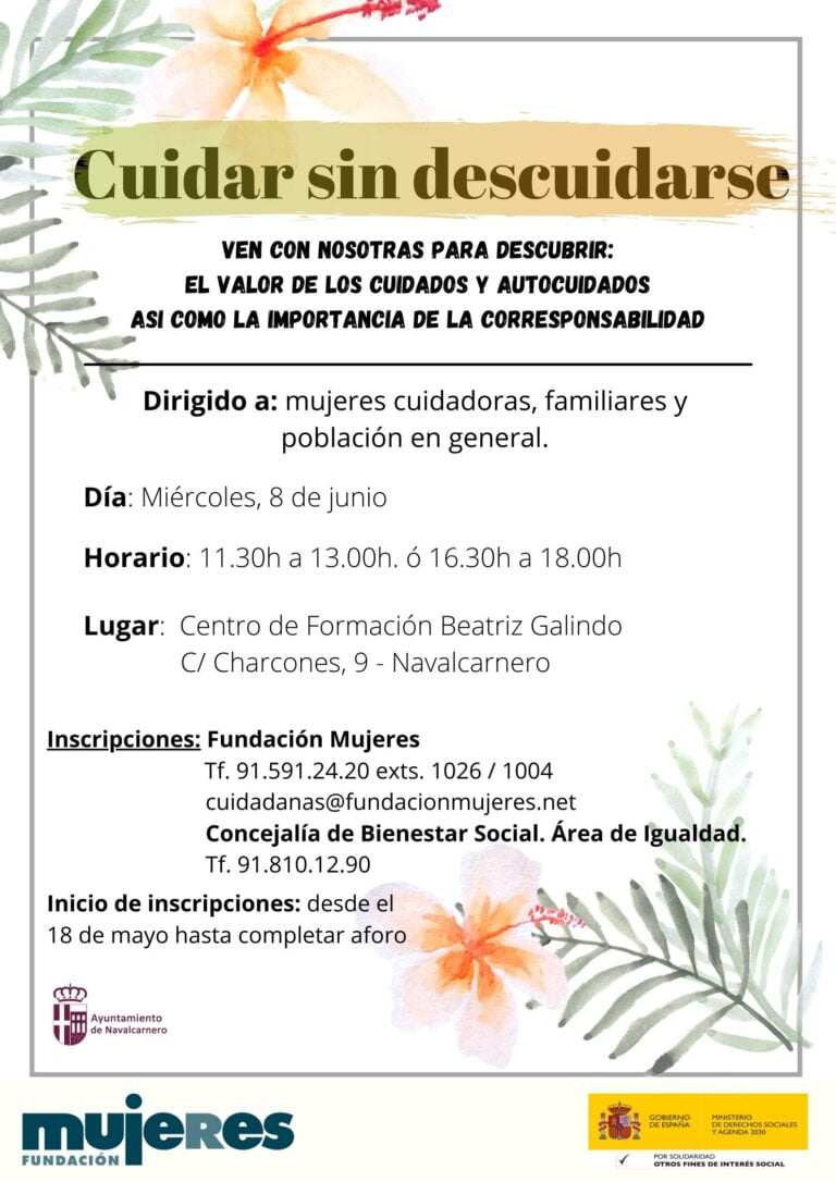 Taller de sensibilización Cuidar sin descuidarse