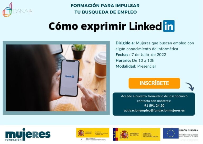 Taller "Cómo exprimir Linkedin para tu búsqueda de empleo"