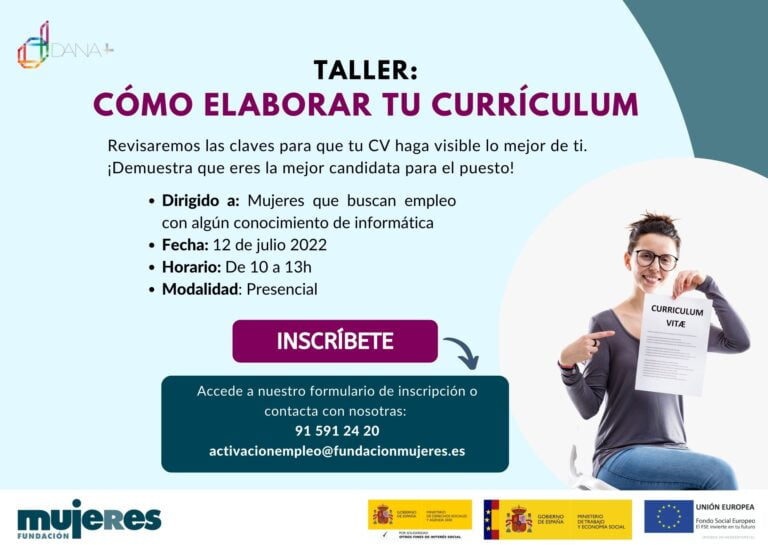 Taller "Cómo elaborar tu currículum"