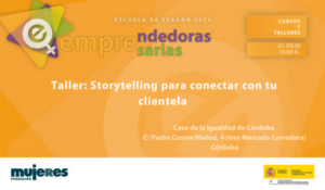 EscuelaVerano-Taller: Storytelling para conectar con tu clientela