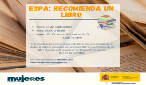 ESPA presencial "Recomienda un libro", en Cuidadanas Asturias