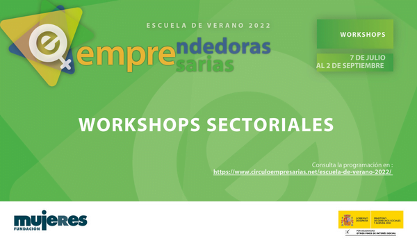 EscuelaVerano-Workshop: Abiertas las inscripciones al ciclo que comienza el 12 de julio