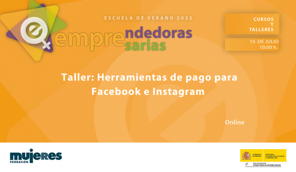 EscuelaVerano-Taller: Herramientas de pago para Facebook e Instagram