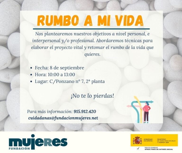 Taller: Rumbo a mi vida