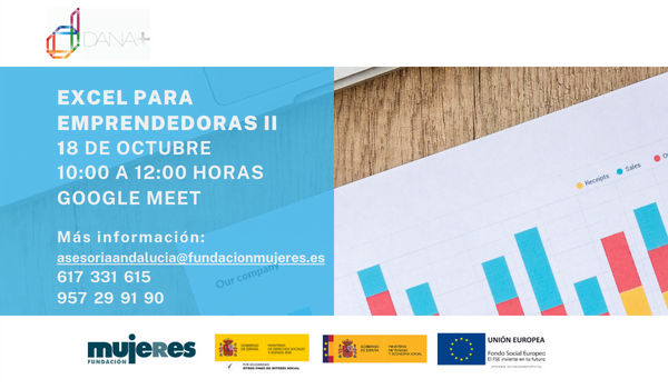 Taller online: Excel para emprendedoras II