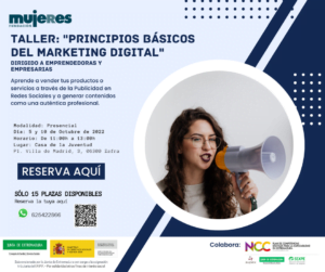 Taller presencial: "Principios básicos del Marketing Digital"
