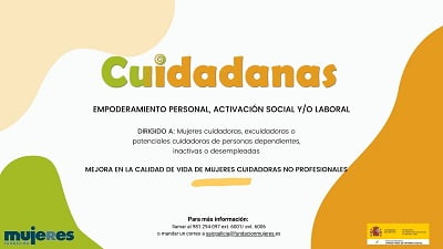 Nuevos itinerarios formativos del Programa de Empoderamiento de Mujeres Cuidadoras en Galicia