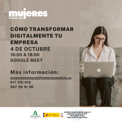 Taller online: Cómo transformar digitalmente tu empresa