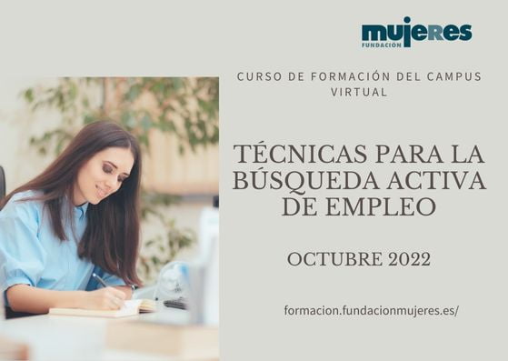 Curso online "Técnicas para la búsqueda activa de empleo" (Octubre 2022)