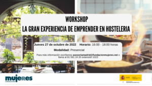 Workshop: La Gran Experiencia de Emprender en Hostelería