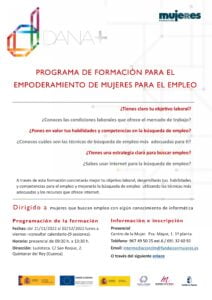 Inicio del Programa de Empoderamiento de Mujeres para el Empleo en Quintanar del Rey (Cuenca)