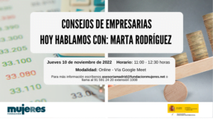 Hoy hablamos con: Marta Rodríguez