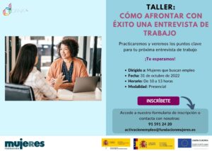 Taller: "Cómo enfrentar con éxito una entrevista de trabajo"