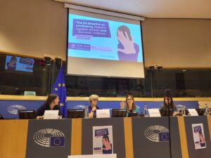 Marisa Soleto participa como ponente en el Parlamento Europeo en el encuentro Renew Europe