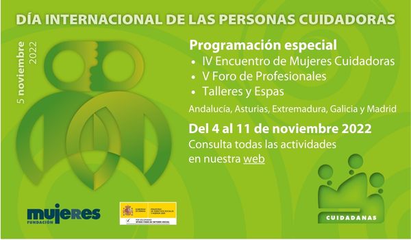 Fundación Mujeres organiza una programación especial por la celebración del Día de las Personas Cuidadoras