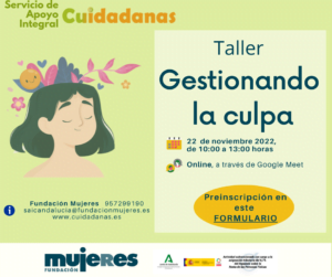 Taller on line: "Gestionando la culpa"