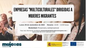 Taller: Empresas "multiculturales" dirigidas a mujeres migrantes