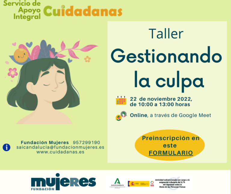 Taller on line: "Gestionando la culpa"