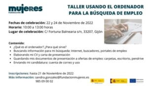 Taller: Usando El ordenador para la búsqueda de empleo